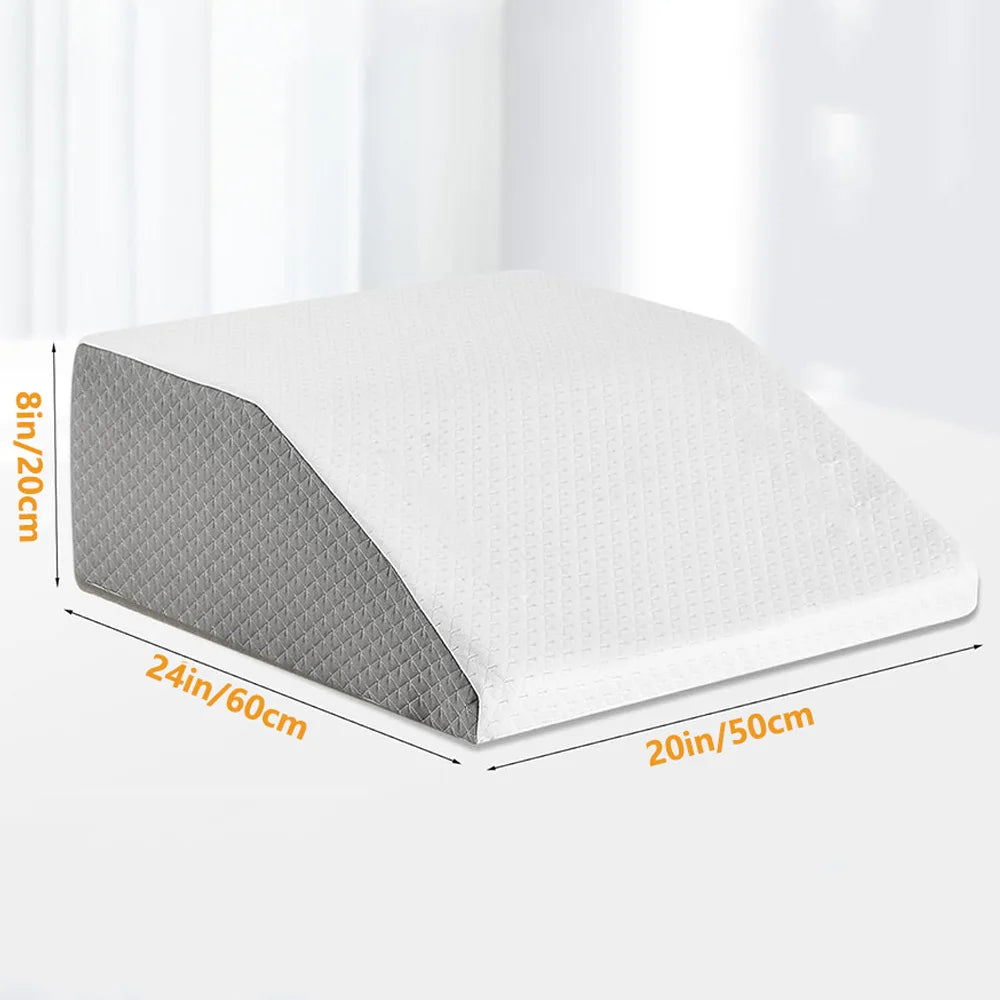 Memory Foam Leg Elevation Wedge Pillow