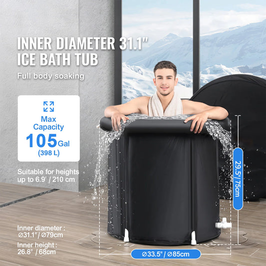 Portable Cold Plunge Barrel