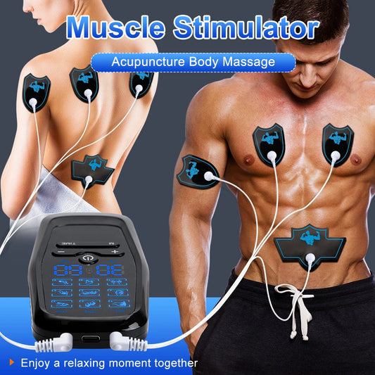 Digital Muscle Stimulator — Rechargeable Electric Massage Unit