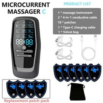 Digital Muscle Stimulator — Rechargeable Electric Massage Unit