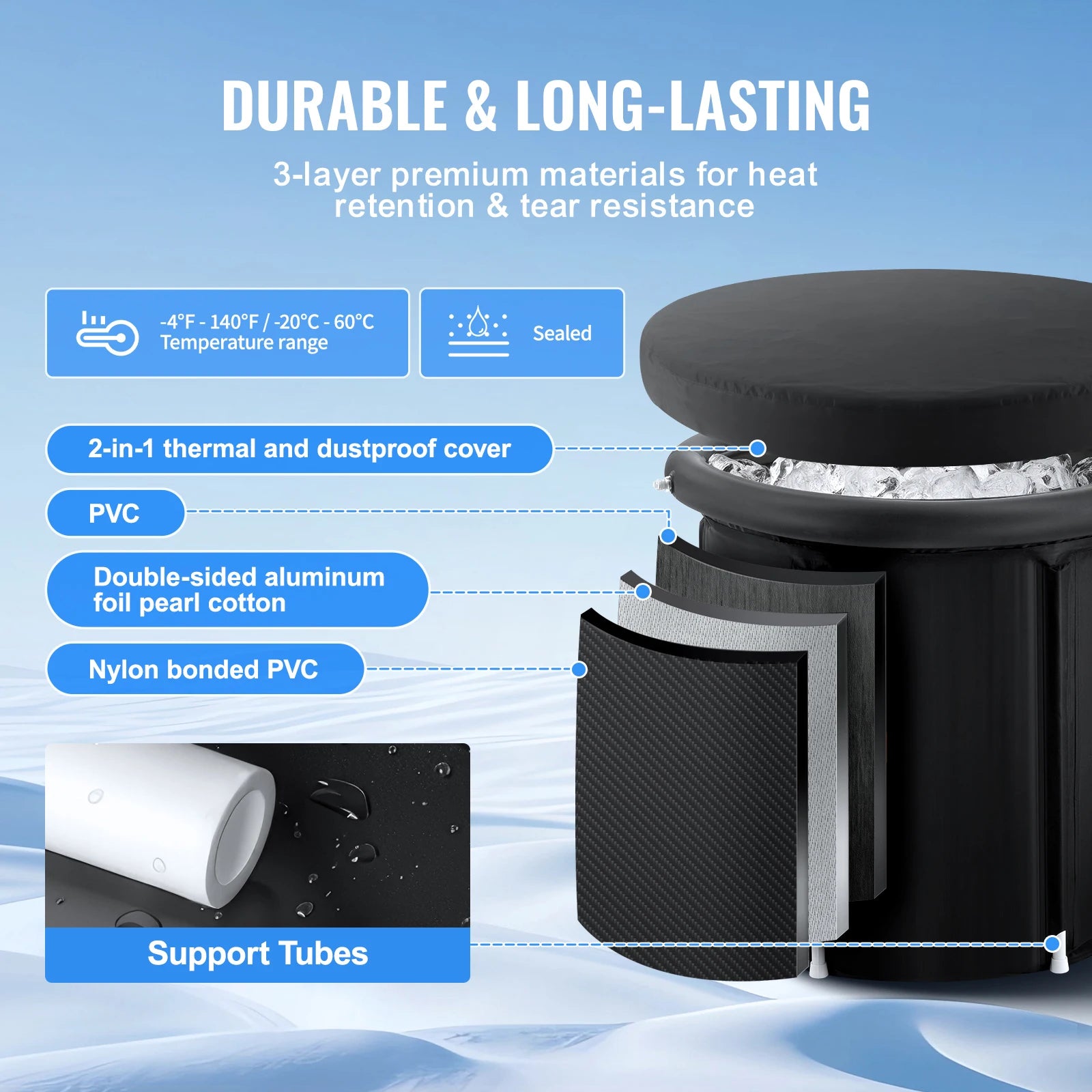 Portable Cold Plunge Barrel