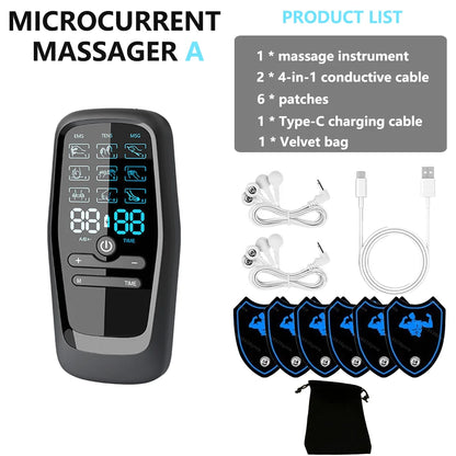 Digital Muscle Stimulator — Rechargeable Electric Massage Unit