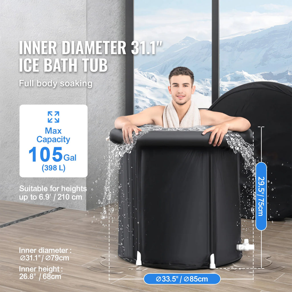 Portable Cold Plunge Barrel