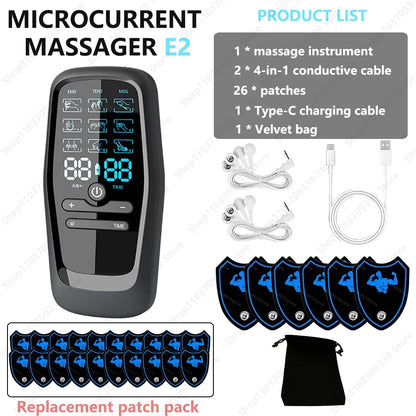 Digital Muscle Stimulator — Rechargeable Electric Massage Unit